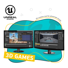 Unreal Engine 4. Игровой движок - КИБЕРшкола программирования для детей, компьютерные курсы для школьников, начинающих и подростков - KIBERone г. Донецк