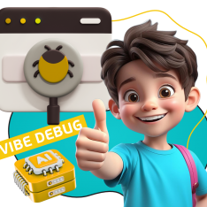 Тестирование & Vibe Debug. Охотники за багами - КИБЕРшкола программирования для детей, компьютерные курсы для школьников, начинающих и подростков - KIBERone г. Донецк