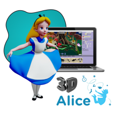 Alice 3d - КИБЕРшкола программирования для детей, компьютерные курсы для школьников, начинающих и подростков - KIBERone г. Донецк