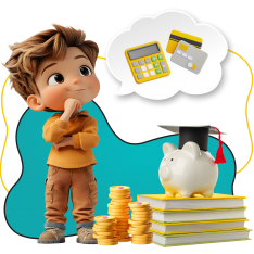 Финансовый интеллект вместе KIBERone - КИБЕРшкола программирования для детей, компьютерные курсы для школьников, начинающих и подростков - KIBERone г. Донецк