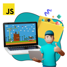 Программирование на JavaScript. Учимся создавать игры! - КИБЕРшкола программирования для детей, компьютерные курсы для школьников, начинающих и подростков - KIBERone г. Донецк