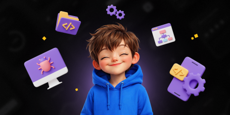 Идеальный сайт с нуля: код, дизайн и AI-помощник - КИБЕРшкола программирования для детей, компьютерные курсы для школьников, начинающих и подростков - KIBERone г. Донецк